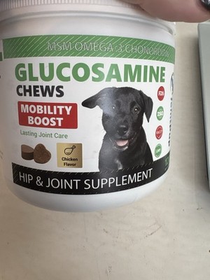 Glucosamine Chews Mobility Boost Hip & Joint Supplement 120 ChewsFREE SHIPPING 