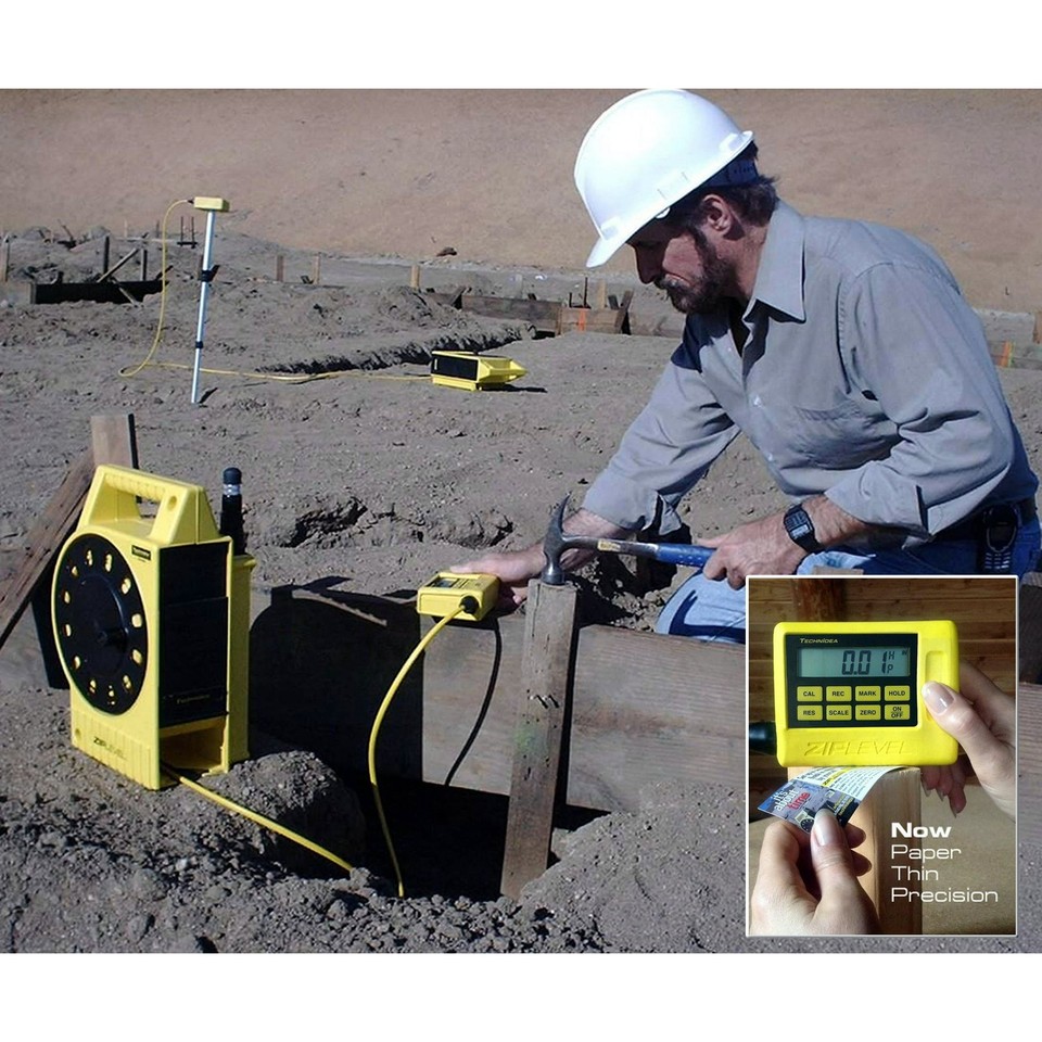 ZIPLEVEL Pro-2030B Precision Altimeter Elevation Leveling Tool – 0.01 ...