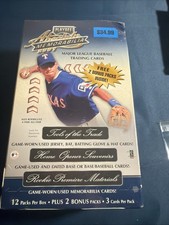 2001 Playoff Absolute Memorabilia Baseball Retail Box Pujols Ichiro Rookies
