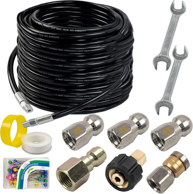 #ad #ad Sewer Jetter Kit Hourleey 100FT Pressure Washer Drain Cleaner $67.73