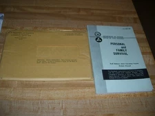 1966 US Civil Defense Fallout Shelter Book Personal and Family Survival