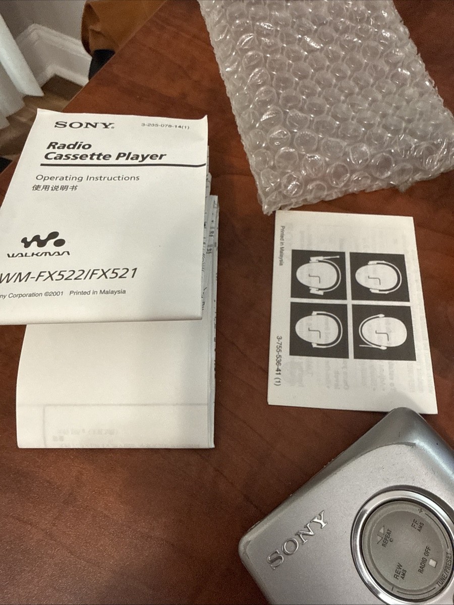 Sony Walkman WM-FX521 - Radio / Cassette Player for sale online | eBay