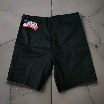 NWT Vintage Rothco Ultra Force BDU Cargo Shorts - Black - Men's Medium/ 31''-35''