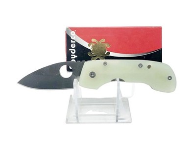 Spyderco LeafStorm C128GP Kevin Wilkins CPM-S30V Titanium G-10 Folding Knife