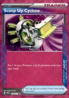 Pokemon TCG Scoop Up Cyclone 128/131 Prismatic Evolutions Ace Spec- NM