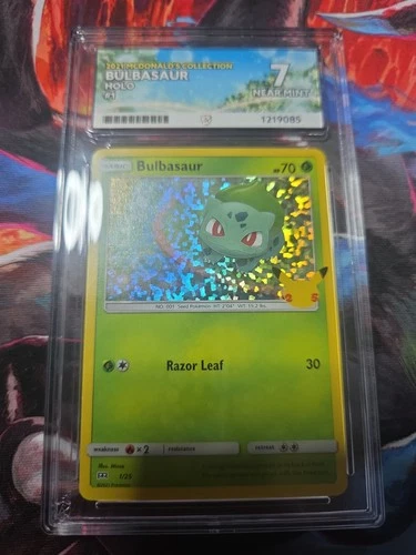Pokémon Bulbasaur 1/25 – McDonald's Collection 2021 – Holo – ACE 7