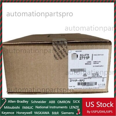1PC 2711P-RP2 NEW IN BOX AB 2711P-RP2 PanelView Plus Logic Module US Free Tax