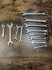 Lot 12 Mixed Wrenches Craftsman Crescent Allied Sae Combo Set