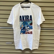 AKIRA Kaneda Decal Print T Shirt White XL Vintage 80s Neo Tokyo Collectible