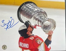 Brad Marchand Florida Panthers Signed Kissing The Stanley Cup 11x14 C