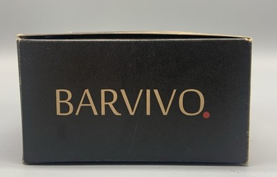 Barvivo Modern Felt & Cork Coasters (8) Crème And Chocolate Open Box UNUSED