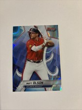 2025 Bowman’s Best Matt Olson Teal Lava Refractor /199 #20 Atlanta Braves