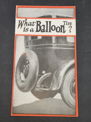 Antique Original Advertising Firestone Balloon Gum Dipped Cord Tires.