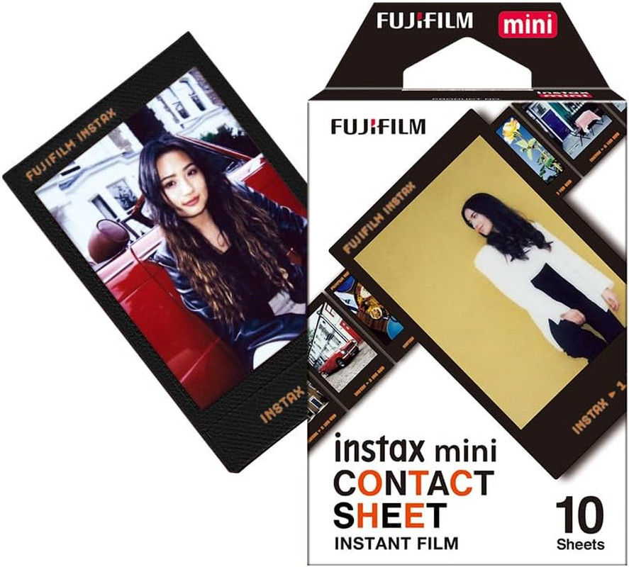Instax Mini Instant Film Contact Sheet Border, 10 Shot Pack, Suitable for All In