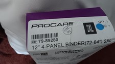 2 ea Procare 79.89280 panel Binder 72-84" 2xL