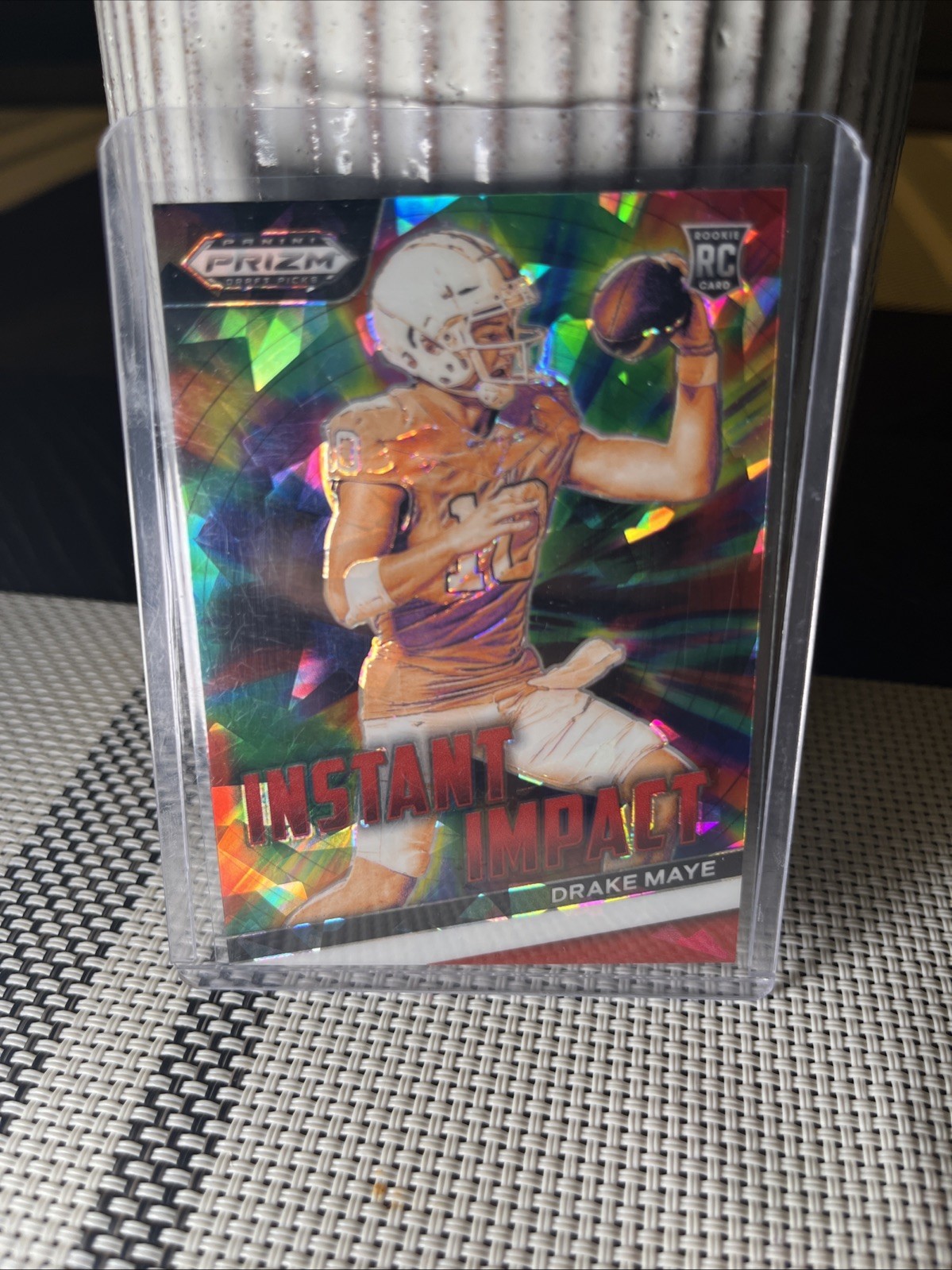 2024 Panini Prizm Draft Picks - Instant Impact Drake Maye #II-DM Red Ice Prizm