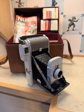 Polaroid Land Camera Model 95a With Diffuser And Case Circa 1956