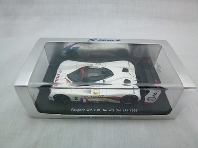 Spark 1:43 Peugeot 905 EV1 #2 P.Alliot-M.Baldi-J-P.Jabouille 3rd LM 1993 S1299