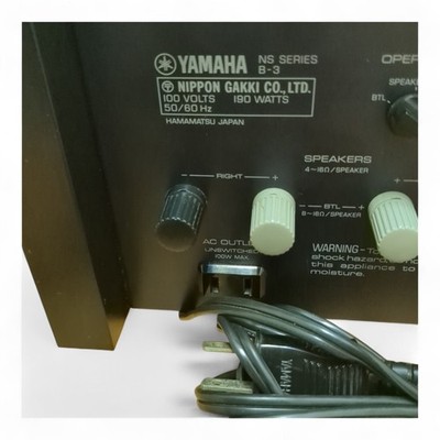 アンプ yamaha ns series b-3 YAMAHA NS SERIES B-3 ヤマハ ステレオ パワーアンプ - メルカリ