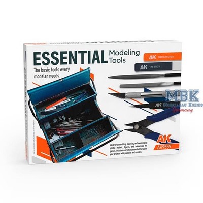 AK Interactive S.L. AK-9559 Essential Modelling Tools / Modellbauwerkzeug