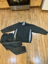 VTG 90s Green Nike Tracksuit Size Mens Large Top And Bottom Poly Cotton Lined