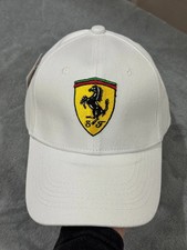 Ferrari Formula 1 Team White Baseball Cap Adjustable Racing Hat New Tags 2026