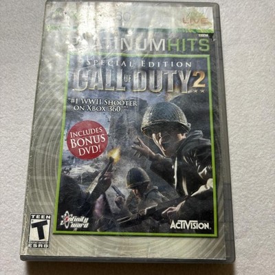 Call of Duty 2 Special Edition Platinum Hits Xbox 360 CIB Tested Works