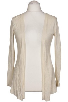 MANGO Strickjacke Damen Cardigan Jacke Gr. M Cremeweiß #95marg4