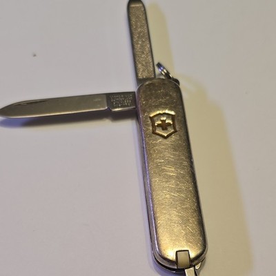 Vintage Tiffany & Co. Sterling & 18K Gold Victorinox Multi