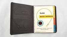 1953 Kodak Master Photoguide First Printing Leather Cover Exposure Guide