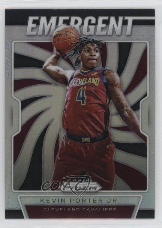 2019-20 Panini Prizm Emergent Silver Prizm Kevin Porter Jr #24 1oz2