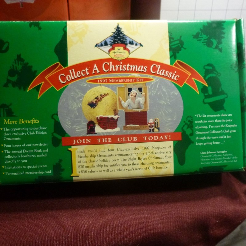 'Membership Kit' NEW Hallmark 1997 Ornament
