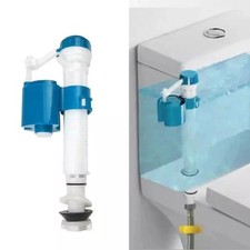 Toilet Cistern Valve Fill 1/2" Brass Inlet Bottom Entry Plastic Float Flush WC