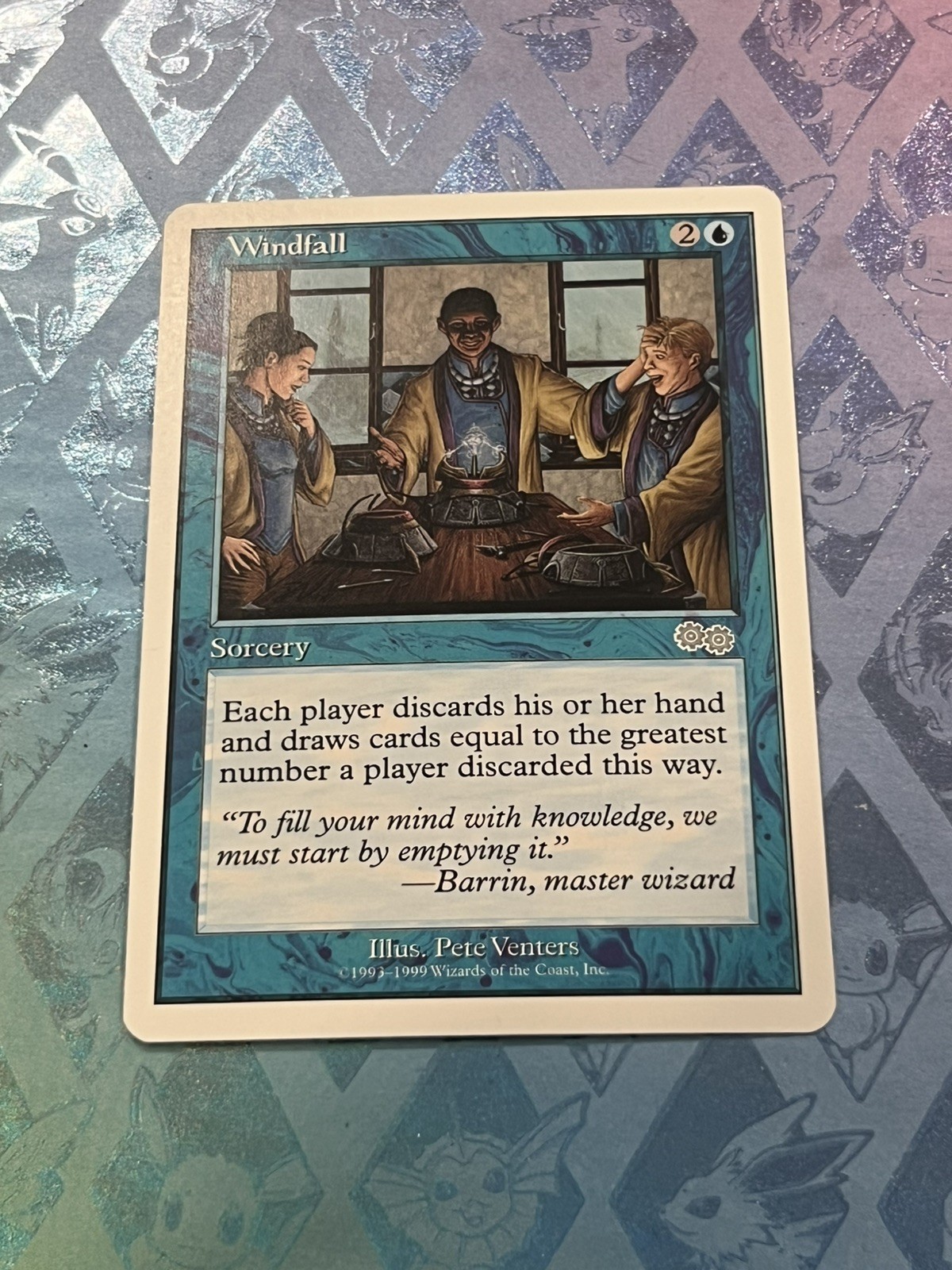 MTG English Windfall NM Urza's Saga