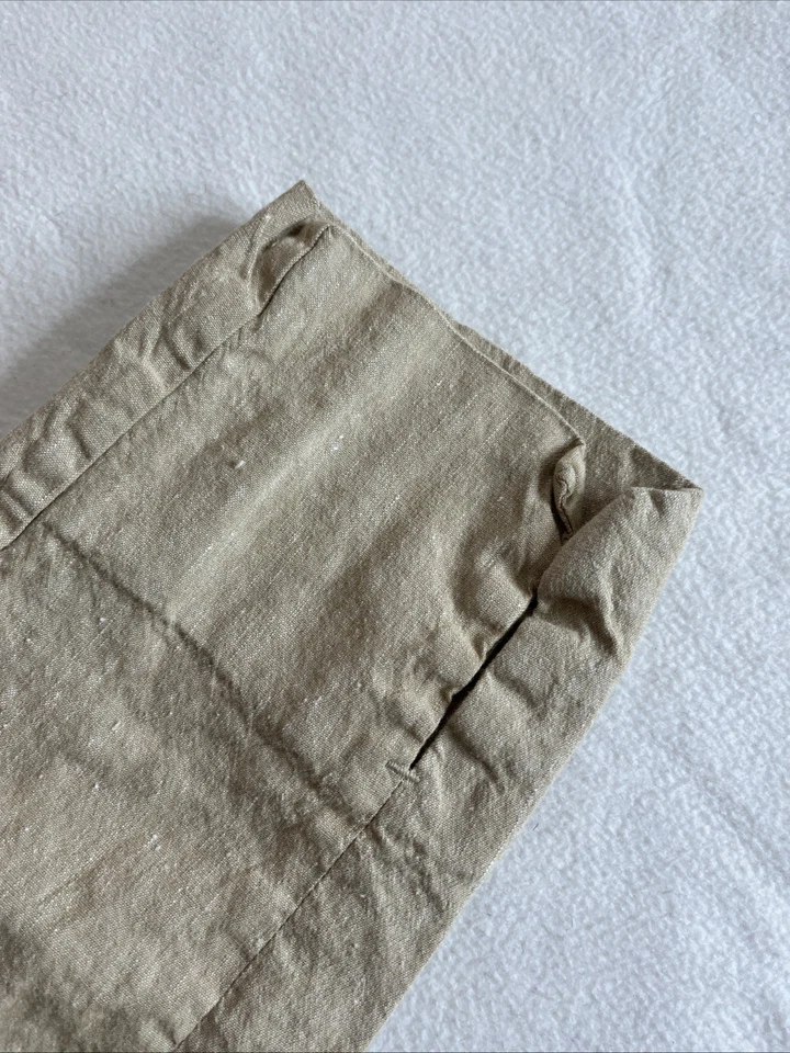 J Jill Linen Stretch Women's  XS Tan Pull On Pants - Image 3 of 4