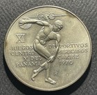 Panama 1970 5 Balboas Silver Coin: 11th Central American and Caribbean Games