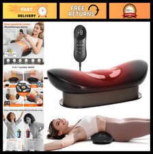 Multifunctional Electric Lumbar Traction Device - Back Stretcher with Heat, Vibr