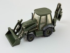 Case 580 Super M Series 2 Backhoe toy ERTL Military Green Tractor