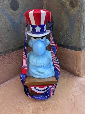 2026 Disney Parks The Muppets Sam Eagle America 250th USA Popcorn Bucket + bonus