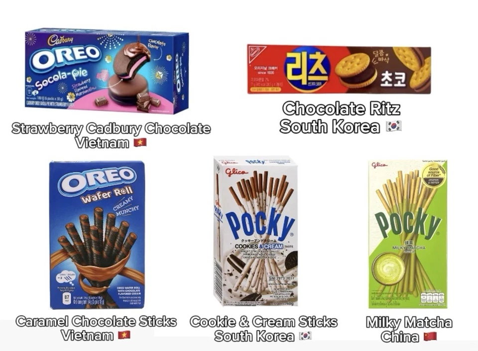 *IMPRESCINDIBLE PROBAR*¡Bocadillos asiáticos exóticos!! CAJA MISTERIOSA CUALQUIER 5 BOCADILLOS Foto 4 de 4