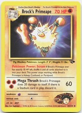 Brock's Primeape 35/132 Uncommon Gym Challenge Pokemon Unlimited Lightly Played on eBay