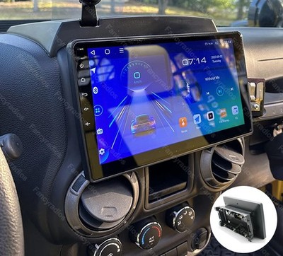 10.1'' Carplay For 2007-2017 Jeep Wrangler JK FM Radio GPS Android 15 Car Stereo