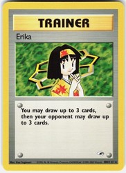 Erika 100/132 Gym Heroes Rare Trainer