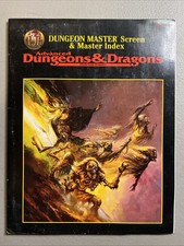 Dungeons  Dragons Dungeon Master Screen And Master Index- Index only