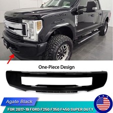 Agate Black Front Bumper Cover Face Bar For 2017-2019 Ford F250 F350 Super Duty