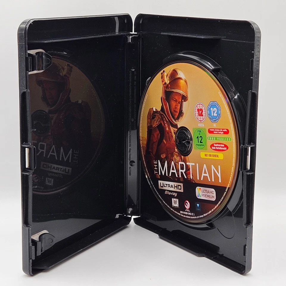 The Martian (2015) - Matt Damon - 4K Ultra HD Blu Ray - VGC, Free Postage - Image 4 of 4