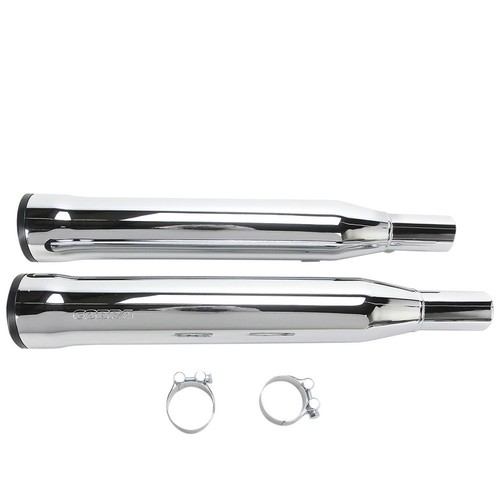 Harley XL 883 C Sportster Custom 2004-2010 Exhaust COBRA Chrome 6080 - Picture 1 of 4