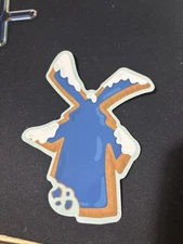 Dutch Bros Sticker Iced Gingerbread Windmill Cookie December 2024