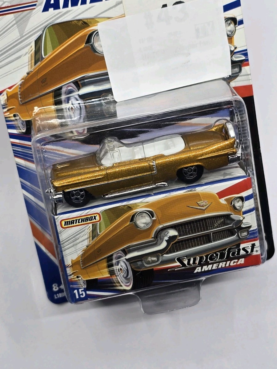 Superfast Matchbox 1956 Cadillac ElDorado Lot 3 15 black gray