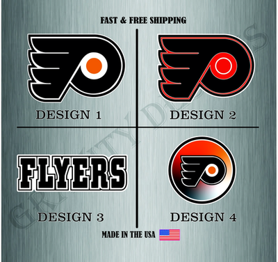 #ad PHILADELPHIA FLYERS HOCKEY NHL LOGO VINYL STICKER DECAL CAR TRUCK WATER RESIST $4.14